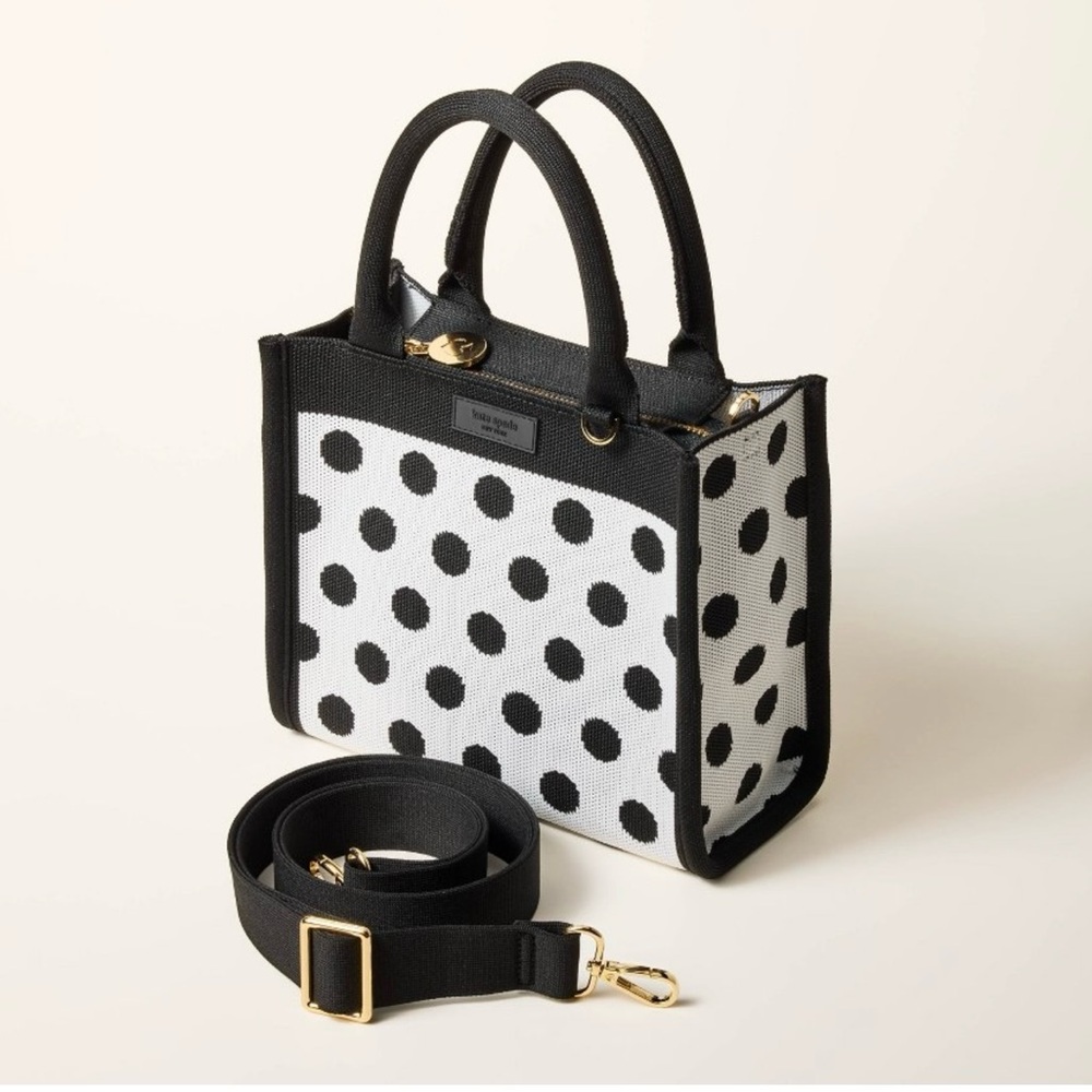 Kate Spade x Target Polka Dot Crossbody Tote with Detachable Strap NWT
